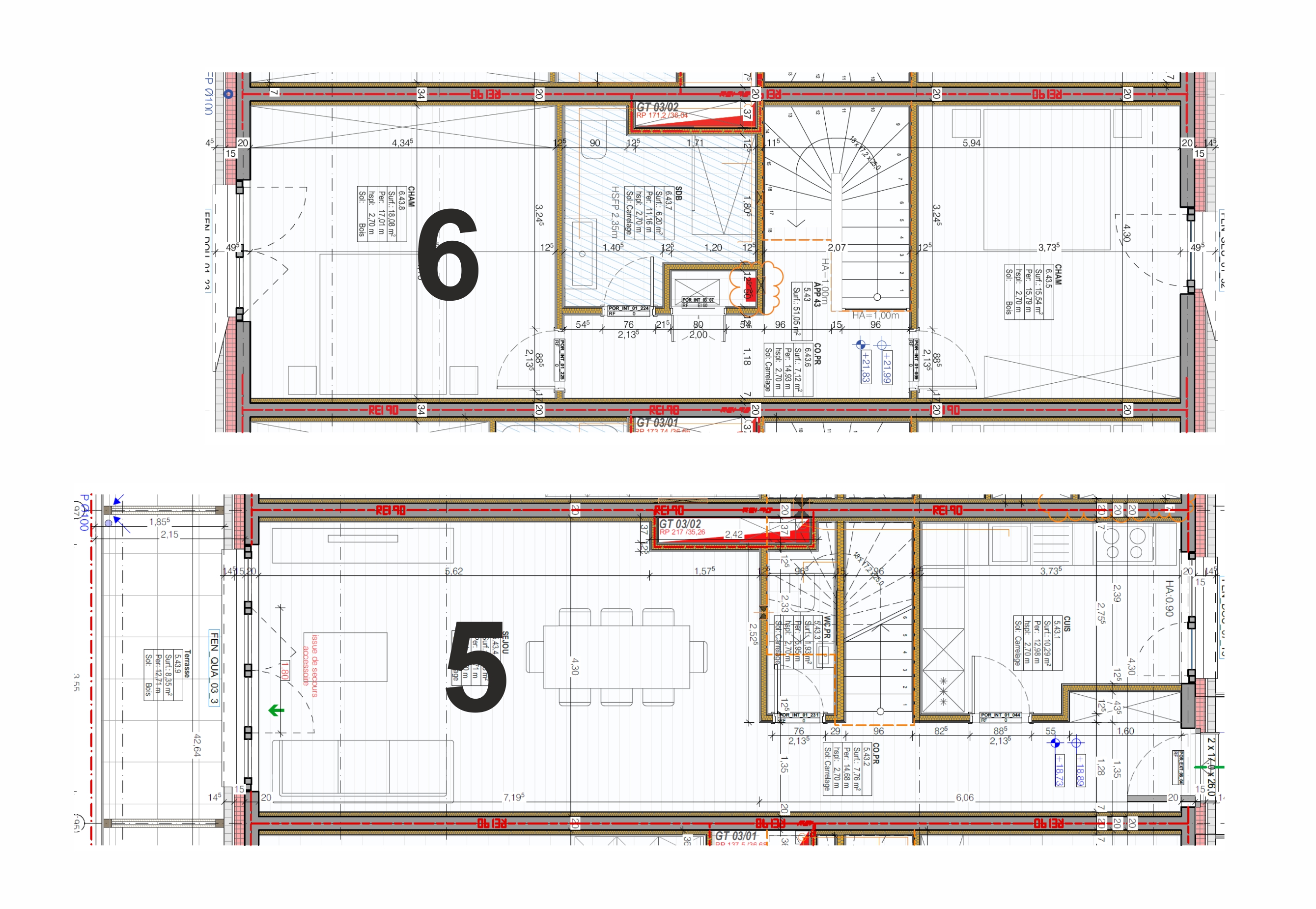 2 Bedrooms Bedrooms, ,Apartment,For Rent,Boulevard des Lumières ,5,1042