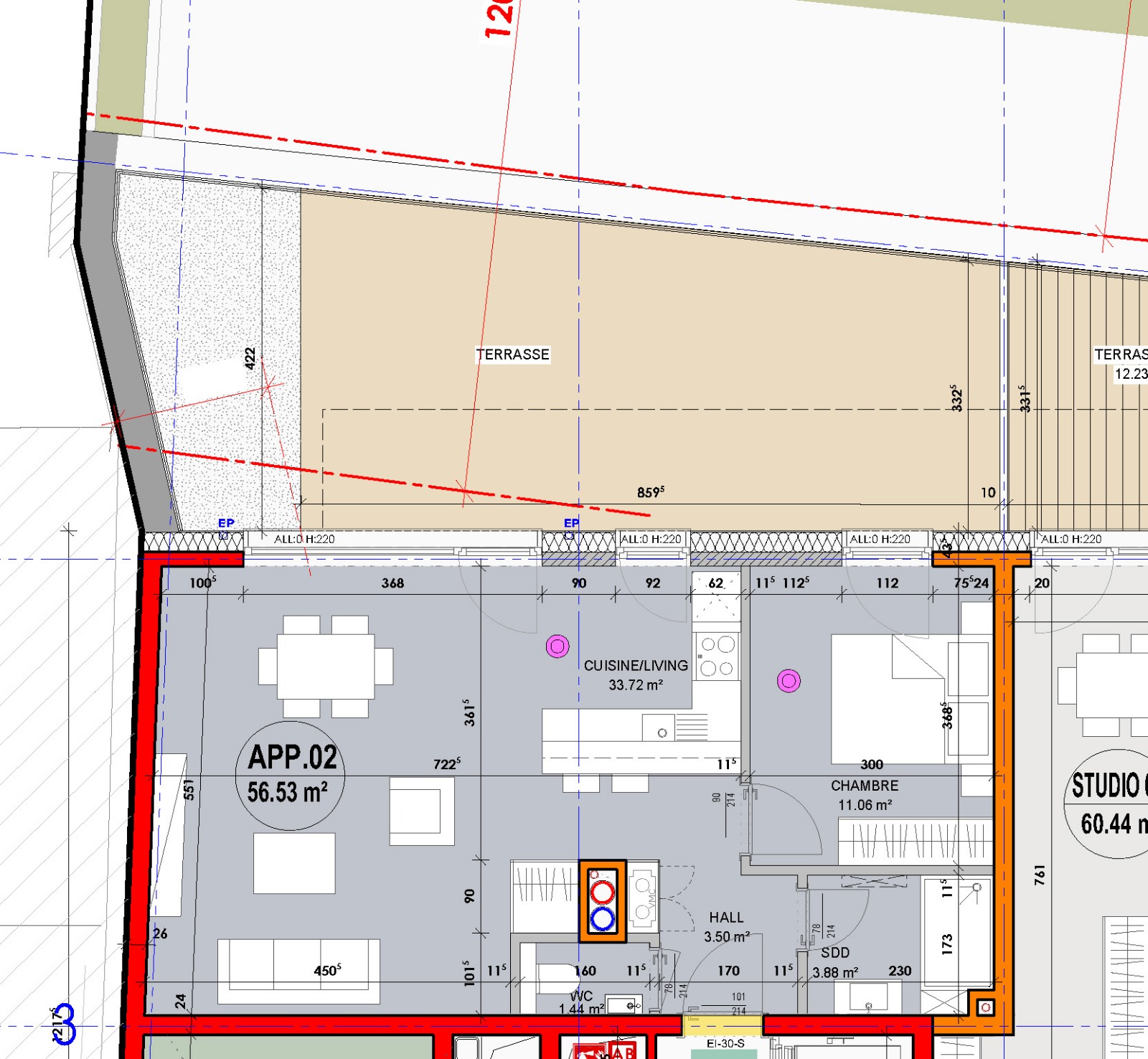 1 Bedroom Bedrooms, ,Apartment,For Rent,rue de l'avenir,1,1059